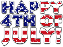 Animated 4th of July Glitter